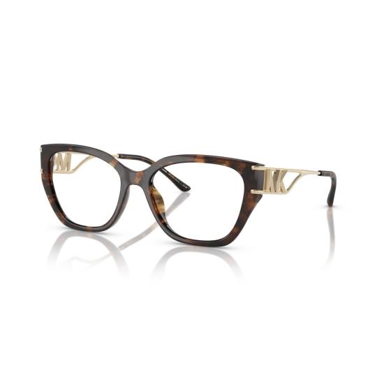26SS 마이클 코어스 안경 0Mk4140u 아이코닉한 디자인의 볼드한 캣아이 호피무늬 - MICHAEL KORS