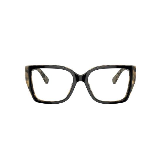 26SS 마이클 코어스 안경 0Mk4115u 오버사이즈 사각 프레임 안경 (호피 무늬 마감)