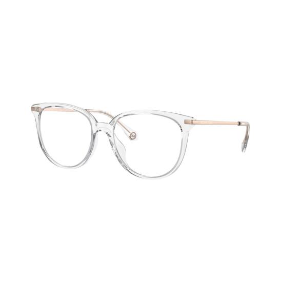 26SS 마이클 코어스 안경 0Mk4106u 메탈릭 액센트가 있는 투명 아세테이트 - MICHAEL KORS