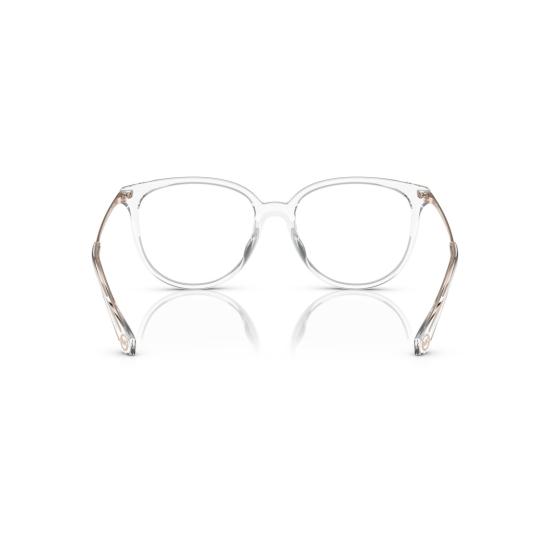 26SS 마이클 코어스 안경 0Mk4106u 메탈릭 액센트가 있는 투명 아세테이트 - MICHAEL KORS