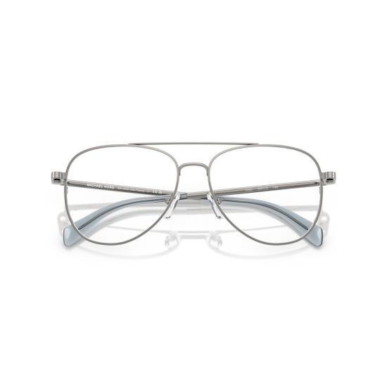 26SS 마이클 코어스 안경 0Mk3089 더블 브릿지 실버 메탈  (둥근 렌즈) - MICHAEL KORS