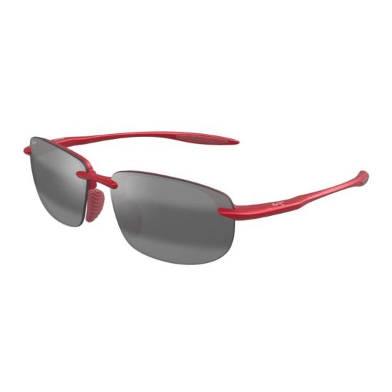 25FW 마우이짐 선글라스 후키파 울트라 AF 무테 레드 플라스틱  (직사각형 회색 렌즈) - MAUI JIM