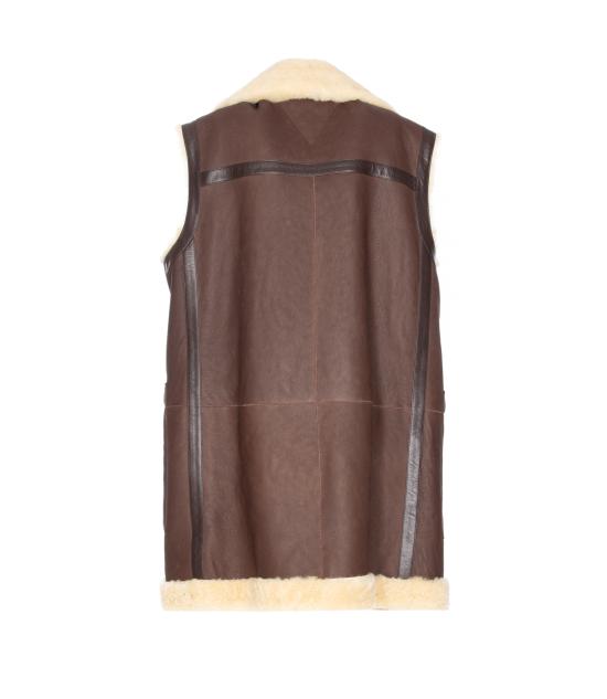 25FW 보테가베네타 베스트 832381 V5VK08979 Brown - BOTTEGA VENETA