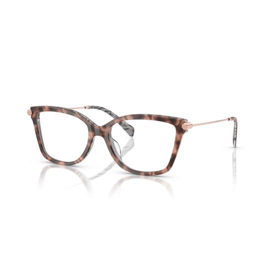 26SS 마이클 코어스 안경 0Mk4150u 오버사이즈 스퀘어 호피무늬 안경테 (로즈골드 템플) - MICHAEL KORS