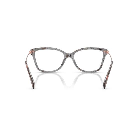 26SS 마이클 코어스 안경 0Mk4150u 오버사이즈 스퀘어 호피무늬 안경테 (로즈골드 템플) - MICHAEL KORS