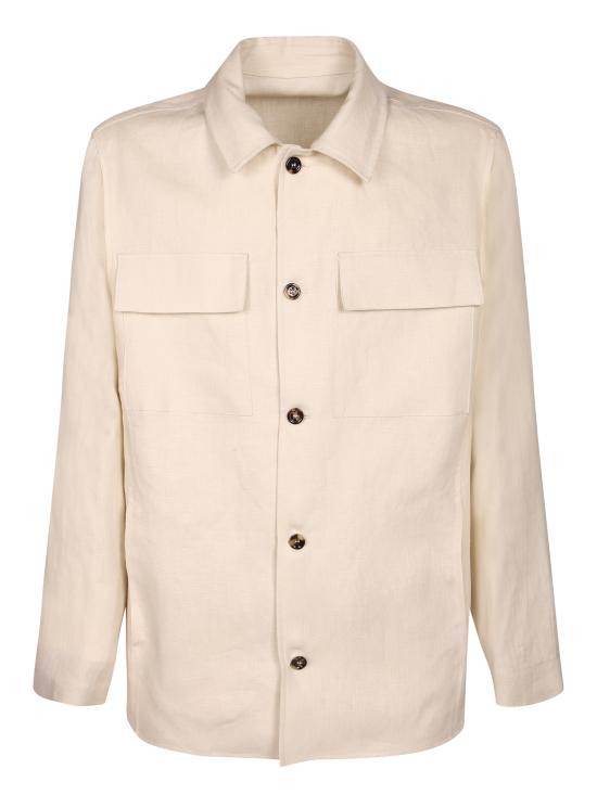 26SS 델 오글리오 긴팔 셔츠 JAMES 3259 PANNA White