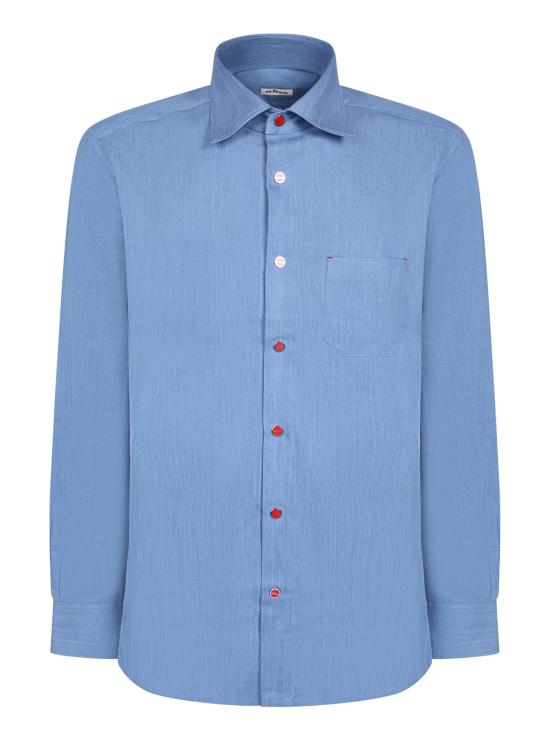 26SS 키톤 긴팔 셔츠 UMCNERP H09694 03 Blue