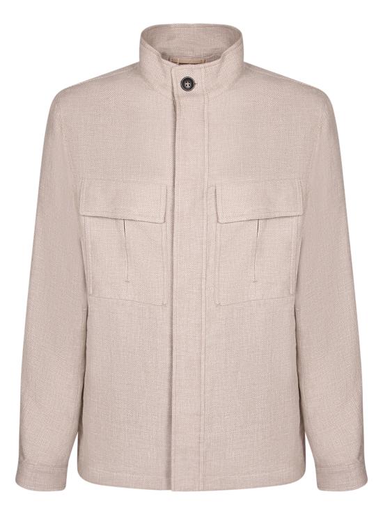 26SS 에르메네질도제냐 긴팔 셔츠 UHT49A3 H256 N92 Beige