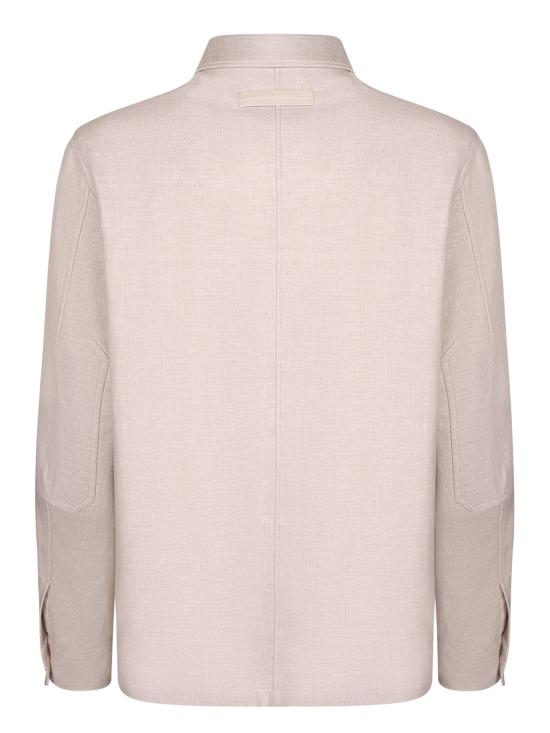 26SS 에르메네질도제냐 긴팔 셔츠 UHV22A3 SOT6B N07 Beige - ERMENEGILDO ZEGNA