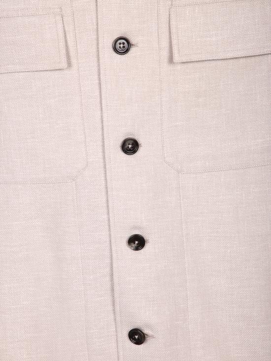 26SS 에르메네질도제냐 긴팔 셔츠 UHV22A3 SOT6B N07 Beige - ERMENEGILDO ZEGNA