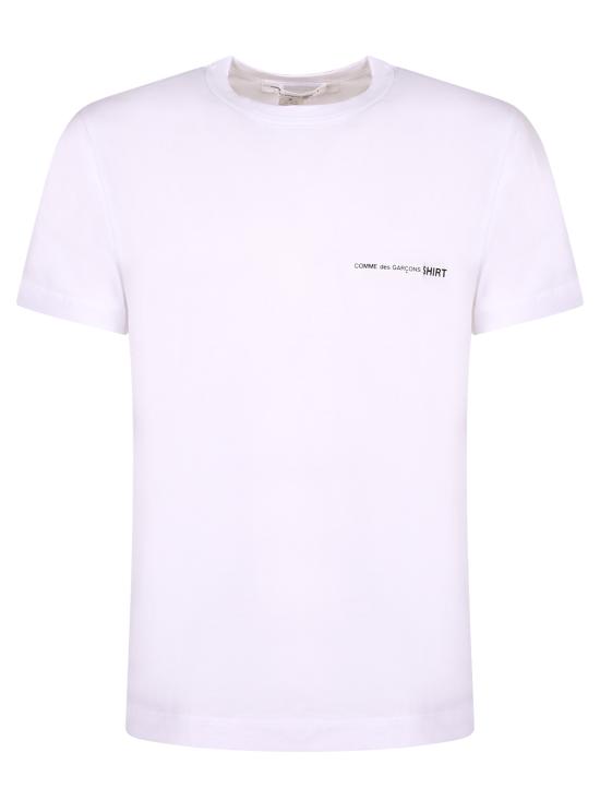 26SS 꼼데가르송 반팔 티셔츠 FOT026051 WHITE White