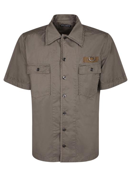 26SS 돌체앤가바나 반팔 셔츠 G50E3T FU5YP N0755 Grey