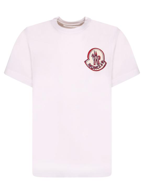 26SS 몽클레어 로고 코튼 티셔츠 8C00034 89B8U 00A White