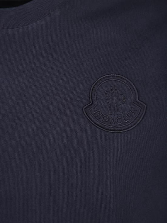 26SS 몽클레어 반팔 티셔츠 8C00044 89AUG 77B Blue - MONCLER
