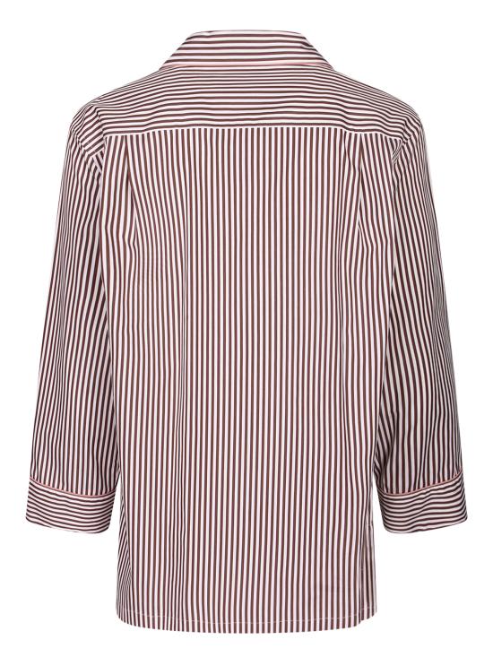 26SS 돌체앤가바나 스트라이프 패브릭 베니티 셔츠 F5U37T FR52K S8051 Red - DOLCE & GABBANA