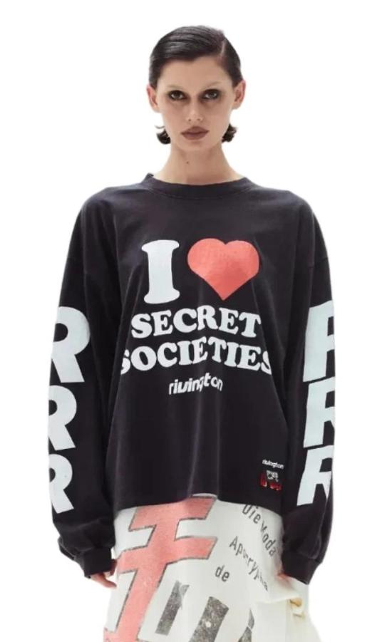 26SS 리빙톤 르아 레비스 123 긴팔 티셔츠 STSS LS00 BLCK