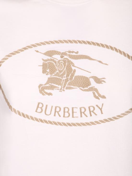 26SS 버버리 나이트 스탬프 코튼 티셔츠 8109817 B7078 Black - BURBERRY