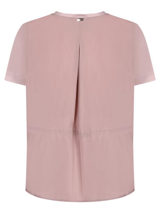 26SS 에르노 시크 코튼 저지 & 뉴 테크노 태피터 티셔츠 JG000224D 52006 4035 Pink - HERNO