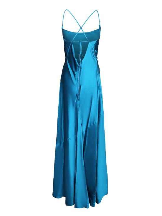 26SS 다네임 롱 원피스 626SS6809S OCEANTEAL Blue - DANAMÈ