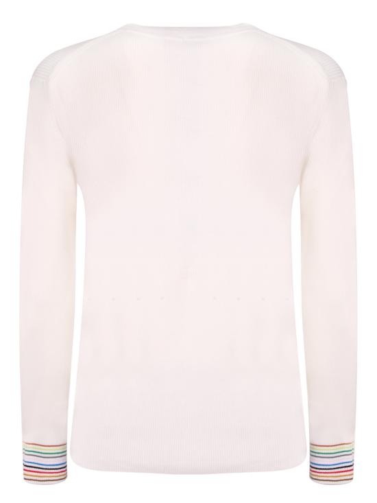 26SS 폴 스미스 스웨터 W1R667N V11216 02 White - PAUL SMITH