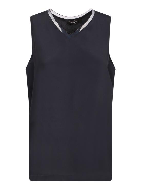 26SS 파비아나 필리피 민소매 티셔츠 TPD266F295 L775 5146 Blue