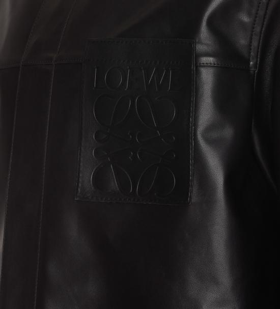 25FW 로에베 가죽 자켓 H526Y31L35 1100 Black - LOEWE