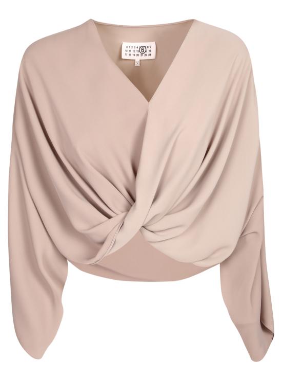 26SS MM6 메종마르지엘라 블라우스 S52NH0039 S43455 115 Beige