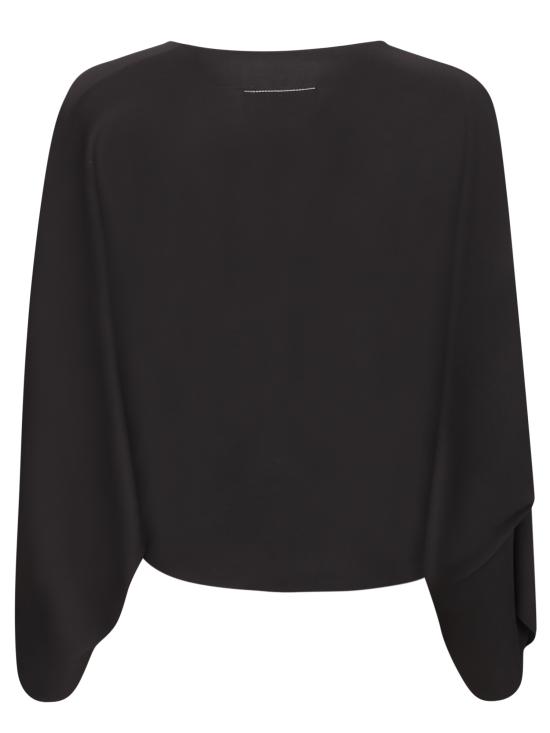 26SS MM6 메종마르지엘라 블라우스 S52NH0039 S43455 900 Black - MM6 MAISON MARGIELA