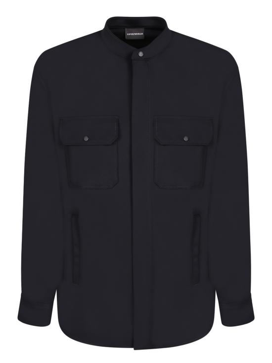 26SS 엠포리오 아르마니 긴팔 셔츠 EM005427 AF23435 UB118 Blue