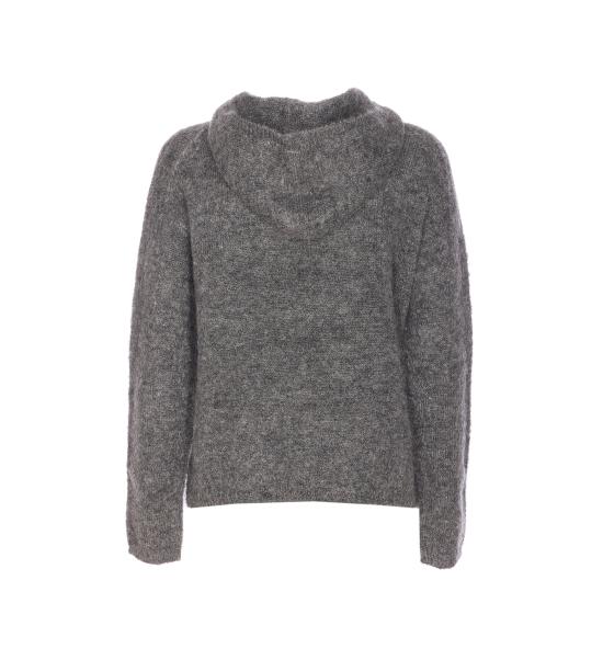25FW 에스막스마라 후드 티셔츠 2529366073600 ATTUALE 003 Grey - 'S MAX MARA