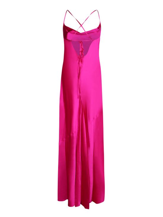 26SS 다네임 롱 원피스 626SS6809S FUCHSIA Pink - DANAMÈ