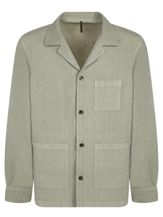 26SS 델 오글리오 긴팔 셔츠 CM01 TCR3434 61 Green