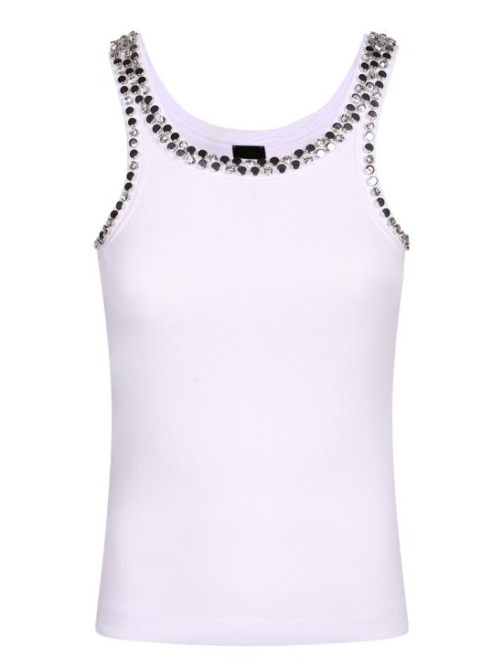 26SS 핑코 민소매 티셔츠 104109 A35Y Z04 White