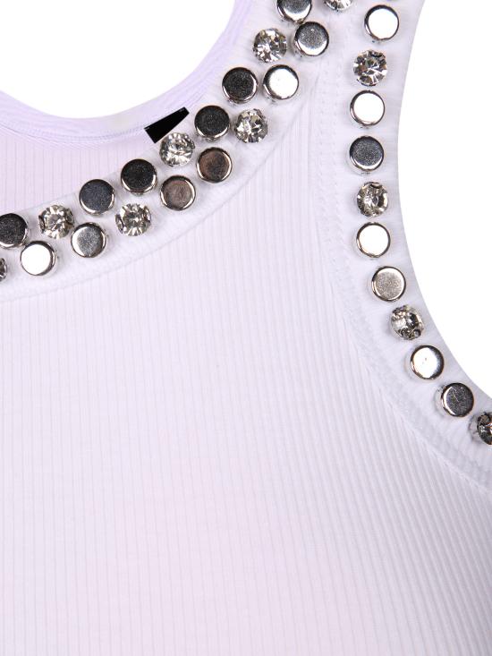 26SS 핑코 민소매 티셔츠 104109 A35Y Z04 White - PINKO