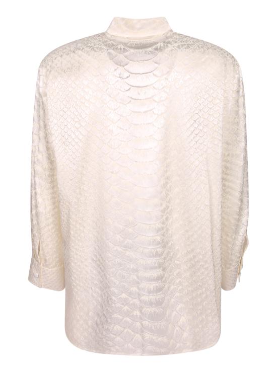 26SS 로베르토 카발리 긴팔 셔츠 WWT700 HES36 00052 White - ROBERTO CAVALLI