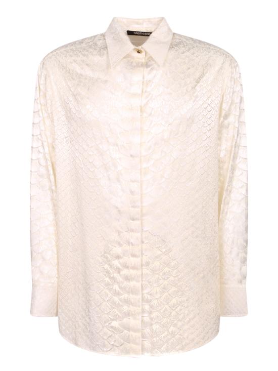 26SS 로베르토 카발리 긴팔 셔츠 WWT700 HES36 00052 White