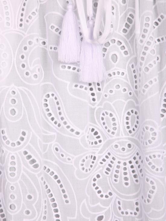 26SS 에르마노 피렌제 롱 스커트 D48EO012 EN0 MF010 White - ERMANNO FIRENZE