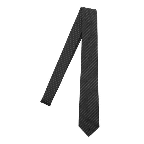 25FW 생로랑 넥타이 816381 3Y0021078 Black