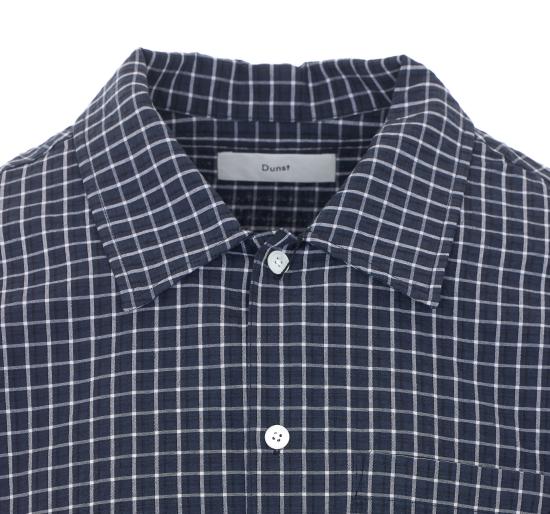 26SS 던스트 셔츠 UDSH6B133BK BLACK CHECK Black - DUNST
