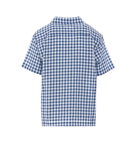 26SS 던스트 셔츠 UDSH6B133N2 NAVI CHECK Blue - DUNST