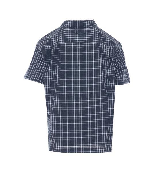 26SS 던스트 반팔 셔츠 UDSH6B133BK BLACK CHECK Blue - DUNST