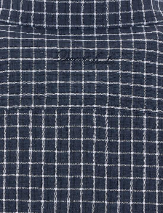 26SS 던스트 반팔 셔츠 UDSH6B133BK BLACK CHECK Blue - DUNST