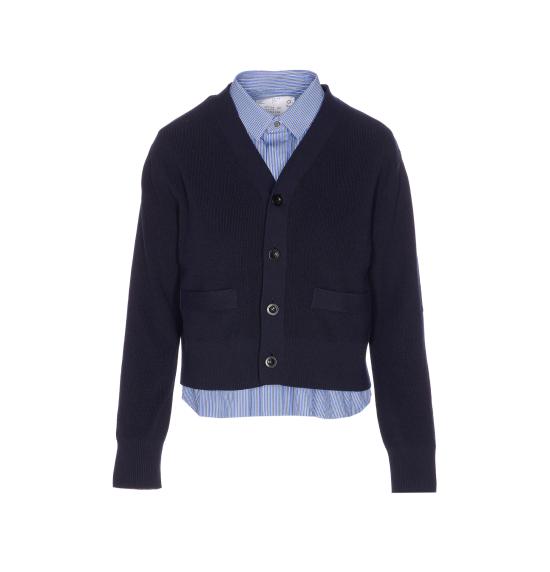 25FW 사카이 가디건 25 08170 239 Blue