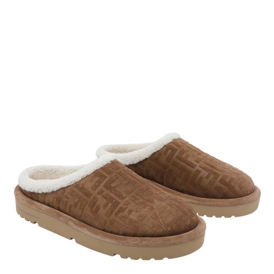 25FW 펜디 뮬/슬리퍼 7D1823 ASA1F0C23 Brown - FENDI