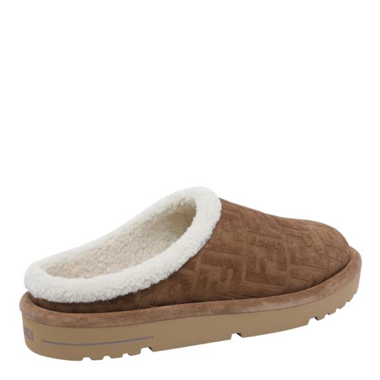 25FW 펜디 뮬/슬리퍼 7D1823 ASA1F0C23 Brown - FENDI