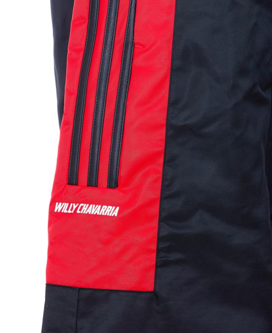 25FW 아디다스 스트레이트 팬츠 KD9359 BLACK RED Red - ADIDAS