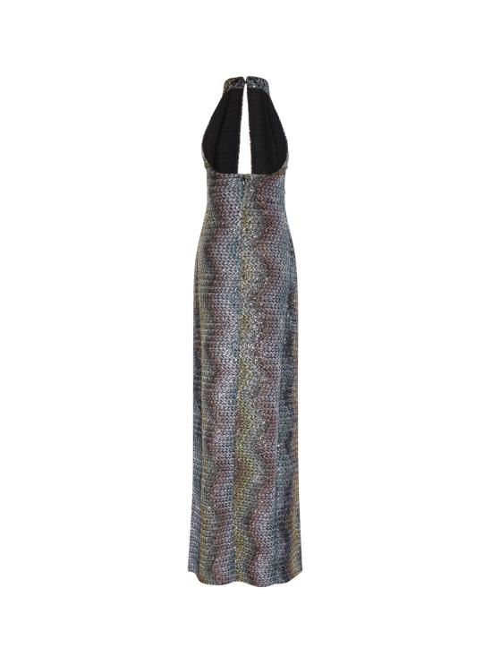 26SS 미소니 롱 원피스 DS26SG2V BC0065SMSNS MULTIBLUE YELLOW - MISSONI