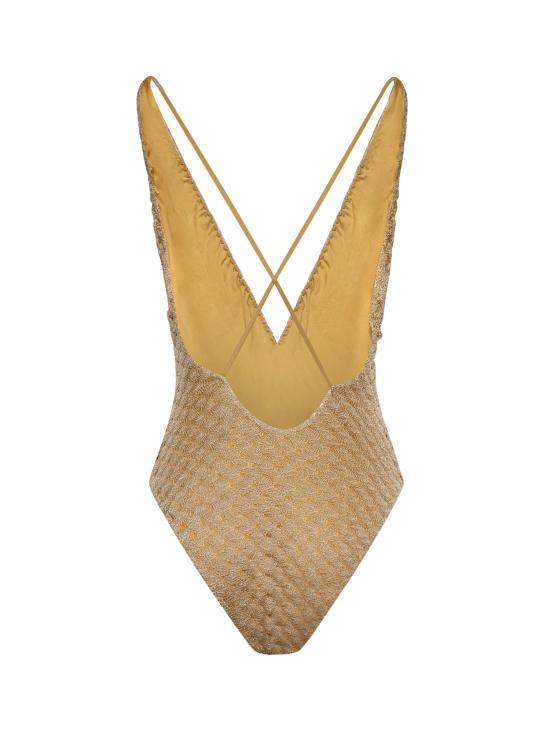 26SS 미소니 원피스 수영복 MC22SP03 BR014RS10BY Golden - MISSONI