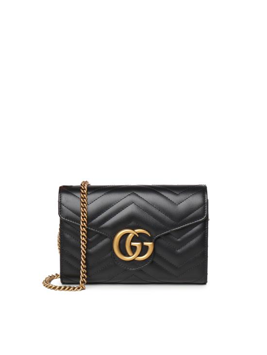 26SS 구찌 GG 마몽 마틀라세 미니백 474575 DTD1T1000 Nero - GUCCI