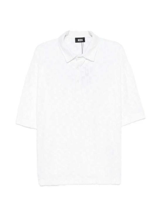 26SS 지씨디에스 폴로 티셔츠 C1MBQD080T078 OPTIC WHITE WHITE 100A